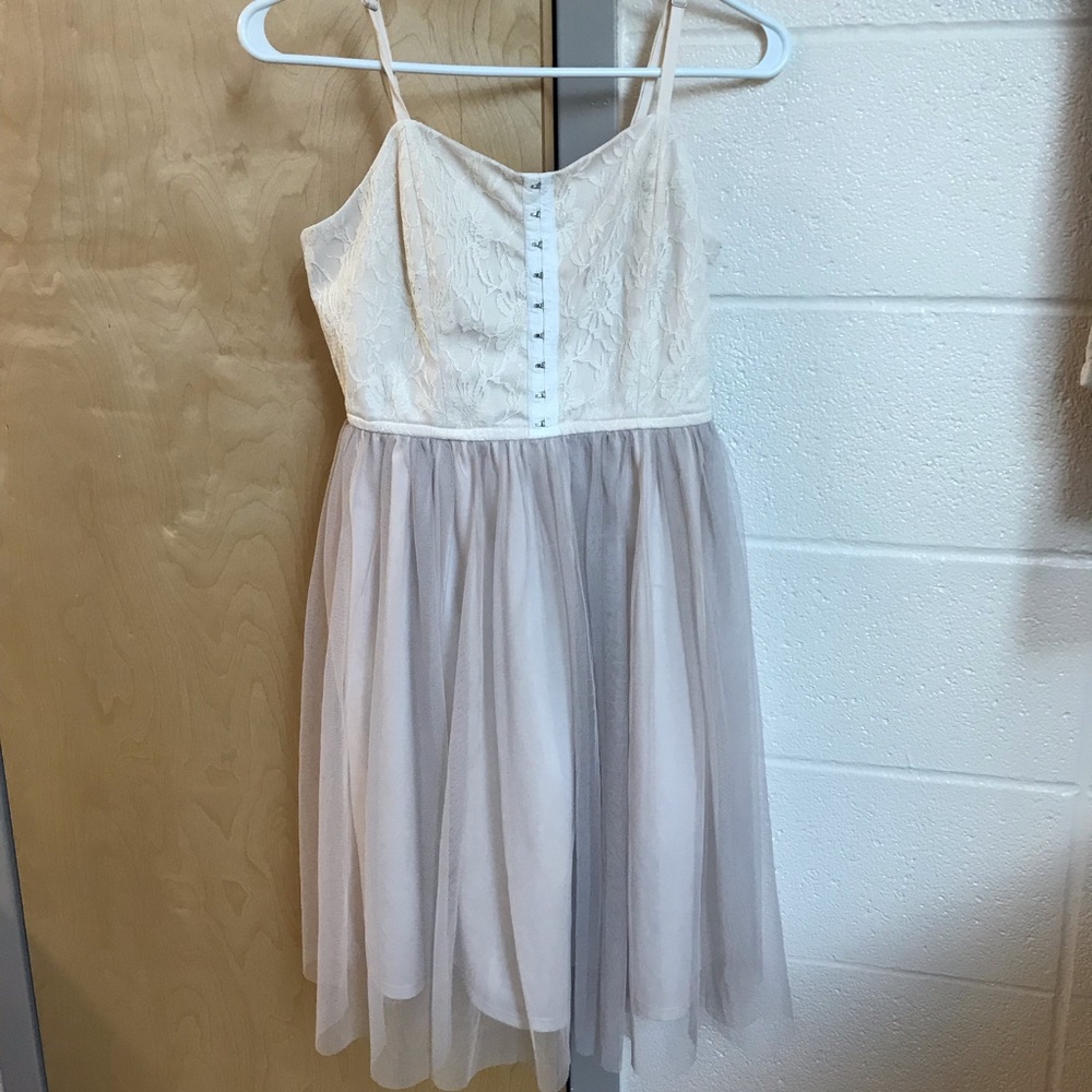 Pale pink Xhilaration tulle skirt dress